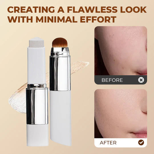 ✨Double-headed Lightweight Foundation Stick —zero gravity feel, lasts for 12 hours!🔥