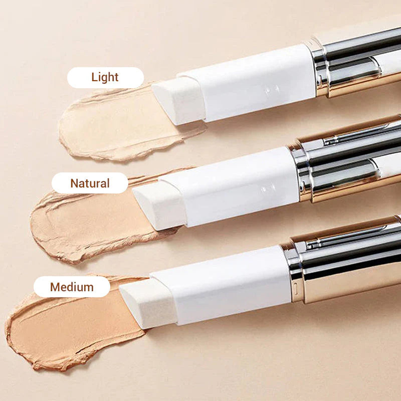 ✨Double-headed Lightweight Foundation Stick —zero gravity feel, lasts for 12 hours!🔥