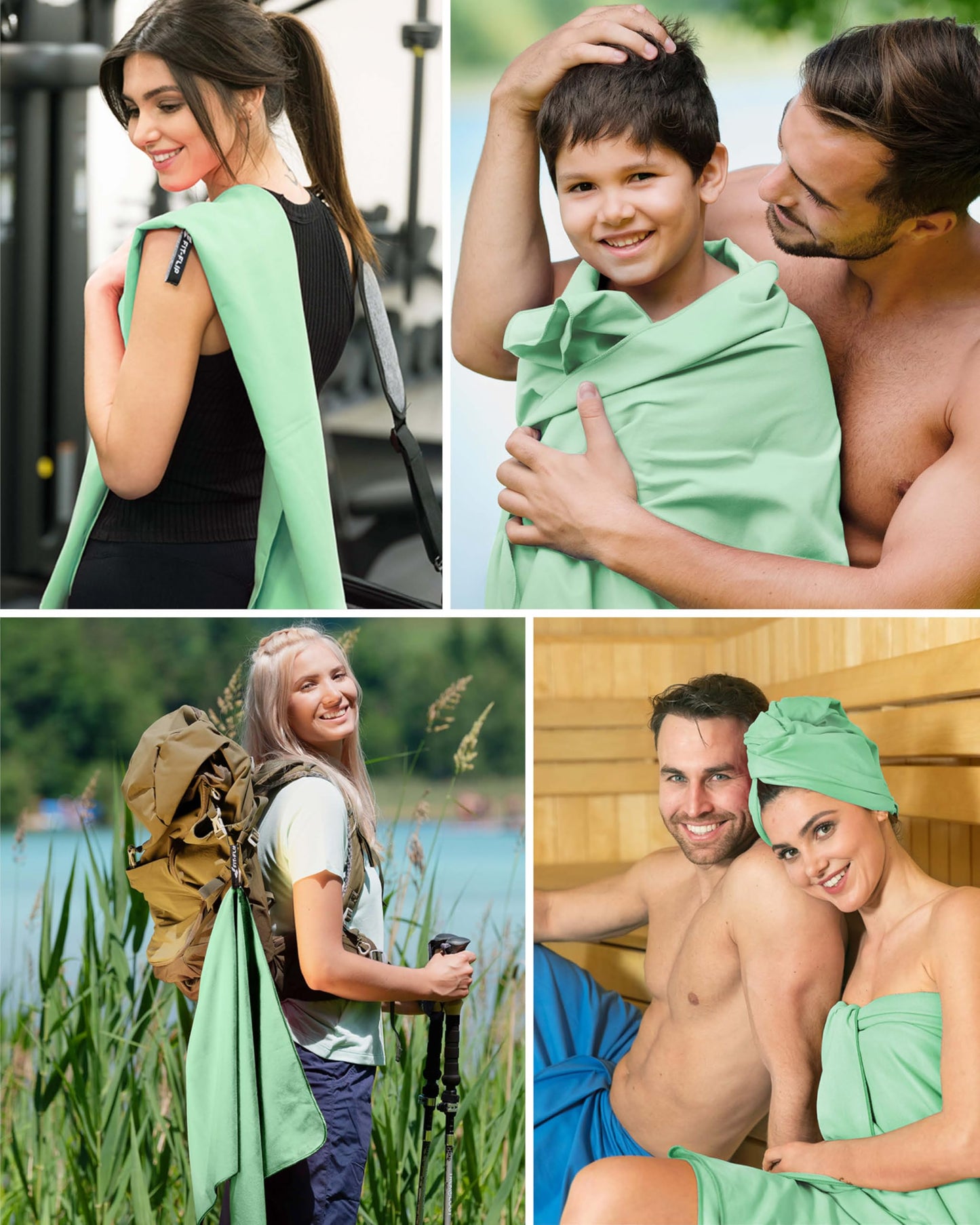 Buy 1 Get 1 free! Microfibre Towels,Ultralight & Quick Drying The Perfect Sports Towel