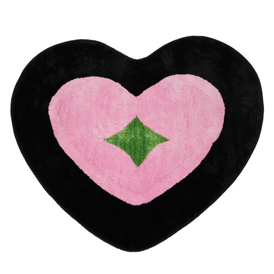 Pinky Heart Accent Rug